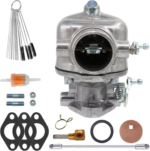 Miniatura 7 de Carburador 8N9510C para tractor Ford 8N 9N 2N 1939-1952 Marvel Schebler Carb reemplaza 8N9510C-HD 8N9510C 9N9510A B3NN9510A TSX241A TSX33 con junta