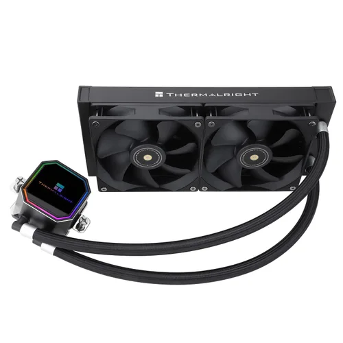 Miniatura 6 de Thermalright Frozen Prism 240 Enfriador de agua líquido negro para CPU con ventilador PWM de 4.724 in, especificación de fila fría negra de 240