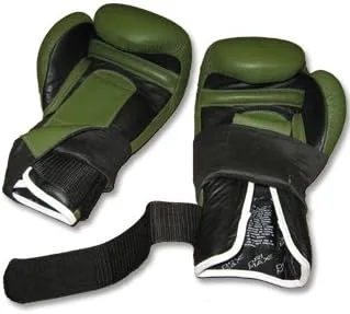 Miniatura 5 de Guantes de boxeo de lujo MiM-Foam Sparring - Gancho y bucle/puño elástico para Muay Thai, MMA, kickboxing, boxeo