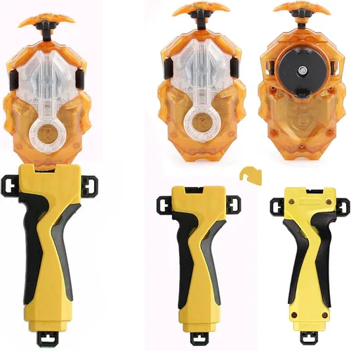 Miniatura 14 de DYT Battling Tops Burst B 184 Custom Bey Launcher LR Left Right Spin DB Layer System , B 11 Launcher Grip Metal Azul