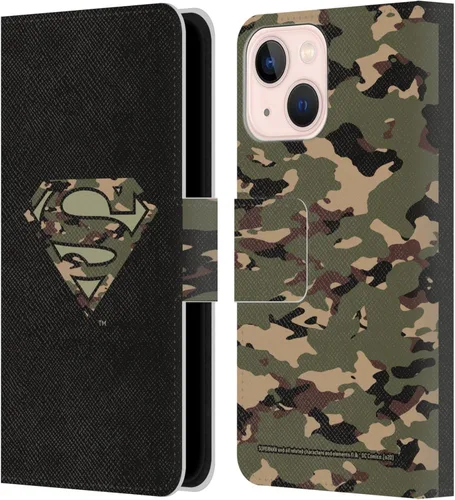 Miniatura 108 de Head Case Designs Funda de piel con licencia oficial de Superman DC Comics con logotipos negros y rojos compatible con Apple iPhone 11