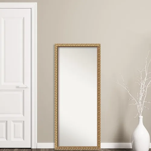 Miniatura 5 de Amanti Art Espejo dorado de longitud completa, 64 x 28 pulgadas, color dorado florentino, espejo de pared de cuerpo entero para vestirse, marco