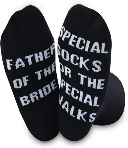 TSOTMO 2 pares de calcetines especiales para el hermano de la novia para un paseo especial, regalo de fiesta de boda, regalo de hermano de la novia