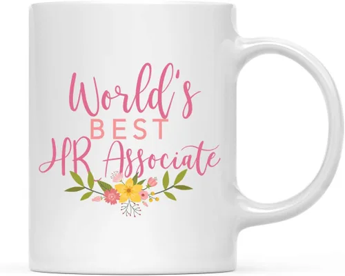 Miniatura 8 de Andaz Press Taza de café de 11 oz, regalo de broma de la mejor abbuela del mundo, diseño floral, paquete de 1