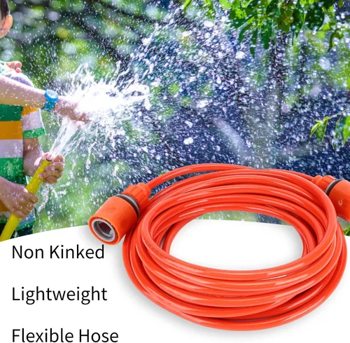 Miniatura 3 de Manguera de jardín de 6M, manguera flexible ligera sin torceduras, a prueba de heladas, manguera flexible a prueba de explosiones para jardín