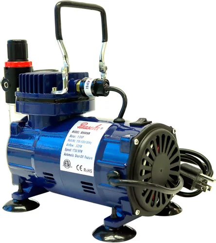Miniatura 4 de Paasche Compresor D500SR de 1/5 HP con apagado automático, regulador y trampa de humedad