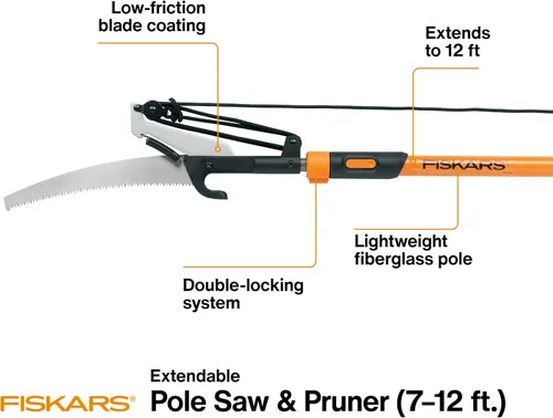 Miniatura 22 de Fiskars - Podadora extensible para recortar ramas de árboles