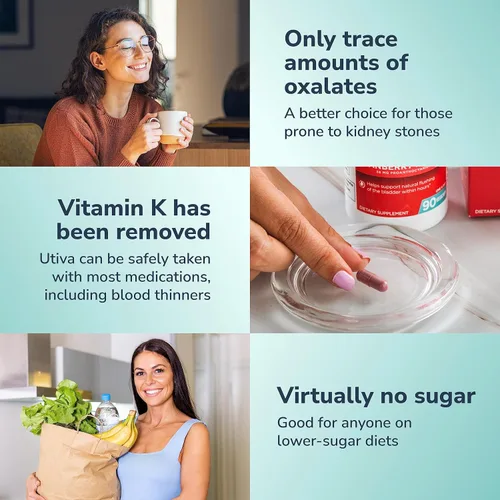 Miniatura 6 de Szio+ Utiva Arándano PACs – Ingredientes clínicamente estudiados 36mg de extracto de PACs - Prevención de UTI para mujeres - Salud del tracto