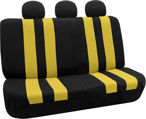 Miniatura 42 de FH Group - Juego completo de fundas para asientos de auto con rayas llamativas, ajuste universal para asientos delanteros de respaldo bajo, Verde