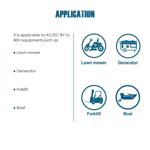 Miniatura 9 de Runleader Medidor de horas mecánico, AC/DC 8V a 80V, diseño impermeable para cortacésped, carrito de golf, barco, carretilla elevadora