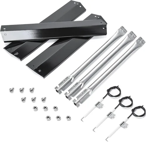 Miniatura 11 de Hisencn Piezas de repuesto para parrilla Chargriller 5050, 3001, 5650, 3008, 3030, 4000, King Griller 5252, tubo de quemador de acero inoxidable