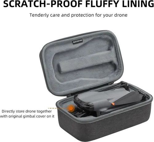 Miniatura 2 de Anbee Air 3S - Funda de transporte para dron, caja de almacenamiento compatible con DJI Air 3 / 3S RC Quadcopter (DJI Air 3 Drone Case)