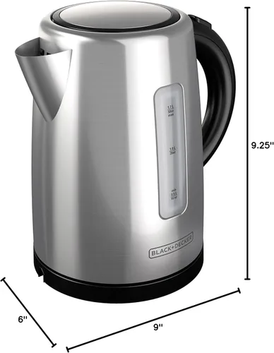 Miniatura 9 de BLACK+DECKER Hervidor inalámbrico de 1.7L, plateado, KE2000SD
