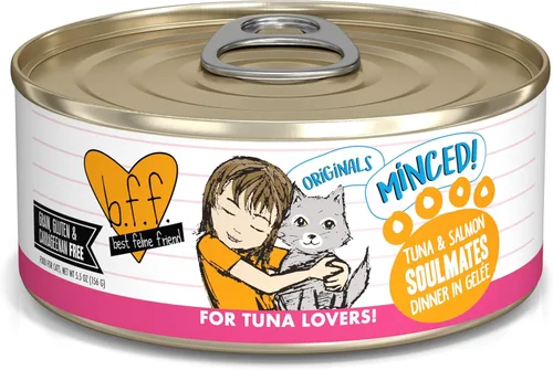 Miniatura 16 de Weruva BFF - Comida húmeda natural picada para gatos, atún y tilapia en pareja en gelatina, lata de 3 oz, paquete de 24