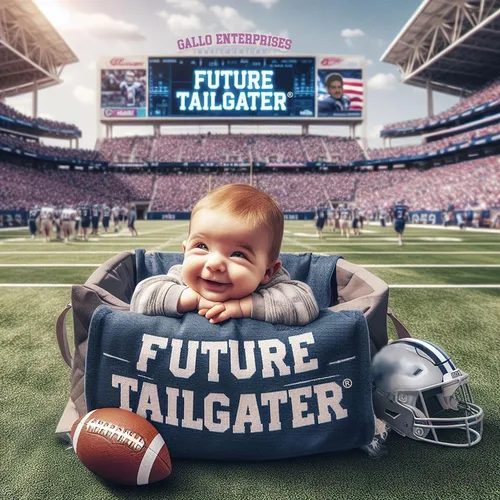 Miniatura 3 de Body de bebé Football Pass Me to GrandPa para los fanáticos de Dallas