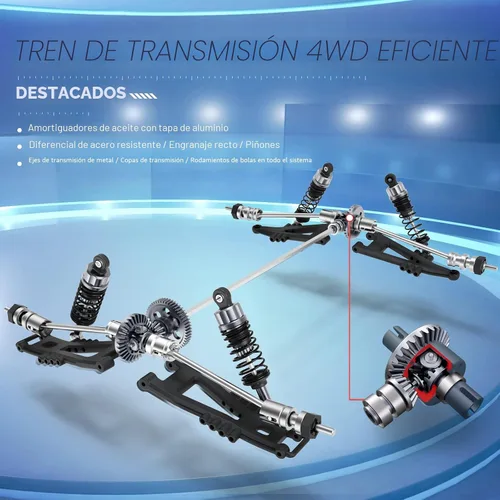 Miniatura 3 de HAIBOXING Autos RC a escala 1:12 903 Camión Monstruo RC, velocidad de 23.6 mph, Autos RC de hobby rápidos para niños y adultos, juguetes de regalo