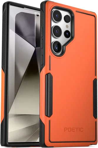 Miniatura 7 de Poetic Neon Series - Funda compatible con Galaxy S24 Ultra 5G de 6.8 pulgadas, doble capa, resistente, resistente, ligera, delgada, a prueba de Negro