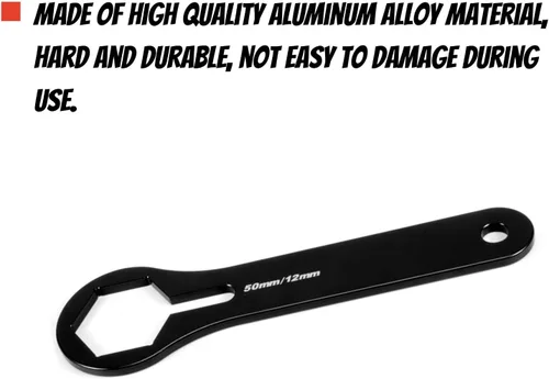 Miniatura 6 de aqxreight Llave de horquilla 1.969 in Herramienta de suspensión de motocicleta compatible con 125 150 250 350 450 550 sx xcwp mantenimiento y ajuste
