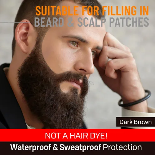 Miniatura 5 de Relleno de Lápiz de Barba para Hombres - Lápiz de Estilo de Barbería y Aseo - Impermeable, Resistente al Sudor, Solución de Larga Duración