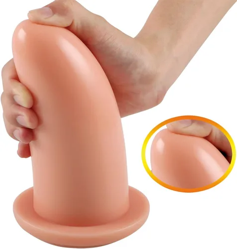 Miniatura 6 de Enchufe anal flexible y suave líquido masajeador de próstata anal fuerte juguete anal de silicona expande cuentas anales enchufe para hombres, Piel