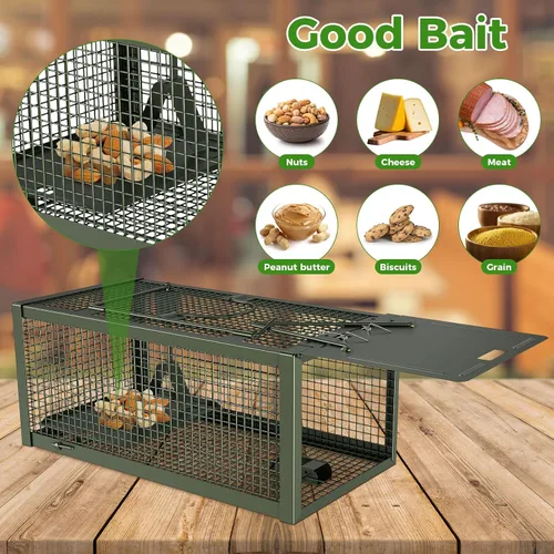 Miniatura 3 de 2 PCS Trampas Humanas para Ratones y Ratas, Trampas para Ratones, Ardillas Listadas y Ardillas, y Otras Jaulas para Animales Vivos de Captura