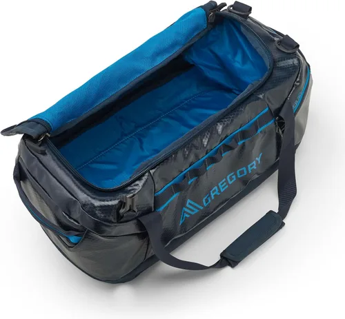 Miniatura 51 de Gregory Alpaca - Bolsa de lona resistente al agua para viajes de aventura y equipo con cubo de embalaje incluido, Negro obsidiana, 100L