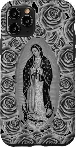 Miniatura 28 de Funda para iPhone 14 Pro Max Our Lady Virgen De Guadalupe Virgen María Floral