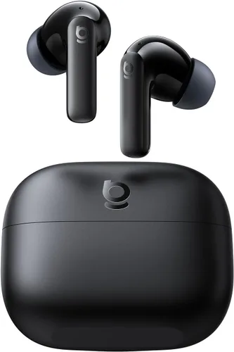 Baseus Bass BP1 NC - Auriculares inalámbricos híbridos con cancelación activa de ruido, controlador Super-Bass de 12mm, 41 horas de reproducción,