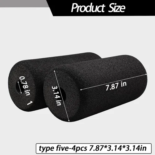 Miniatura 2 de Rodillos de espuma para pies (7.87 x 3.14 x 3.14 pulgadas) para máquina de ejercicios, mesa de inversión, banco de entrenamiento, piezas de repuesto
