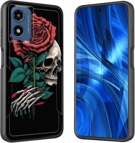 Miniatura 34 de Funda para Moto G 5G 2023, [probada en caídas de grado militar], resistente, resistente, resistente, a prueba de golpes, funda protectora