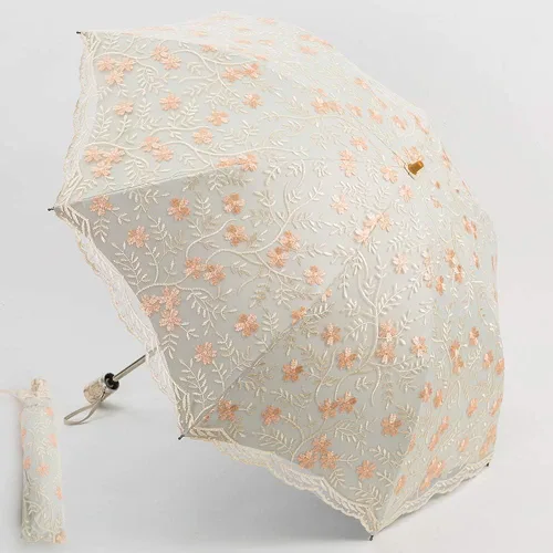 Miniatura 42 de Honeystore - Parasoles de encaje de flores para fiesta de boda, paraguas nupcial de encaje