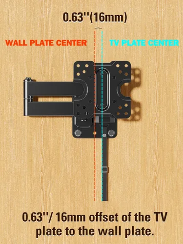 Miniatura 9 de Mounting Dream Soporte de TV RV con cerradura para la mayoría de pantalla plana de 10 a 26 pulgadas, soporte de montaje de TV RV para cámper