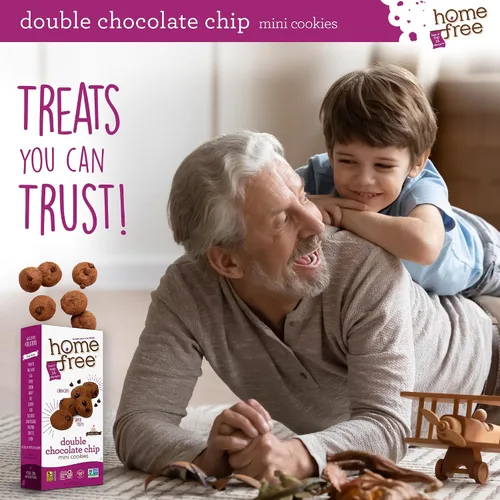 Miniatura 8 de Homefree Mini Caja de Galletas con Doble Chispas de Chocolate, Sin Gluten, Sin Nueces, Vegano, Seguro para la Escuela y Refrigerio Amigable