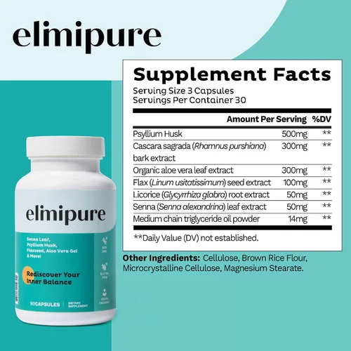 Miniatura 7 de Emma Paquete de limpieza para la salud intestinal y eliminación – Paquete completo de desintoxicación digestiva para hinchazón, metabolismo y apoyo