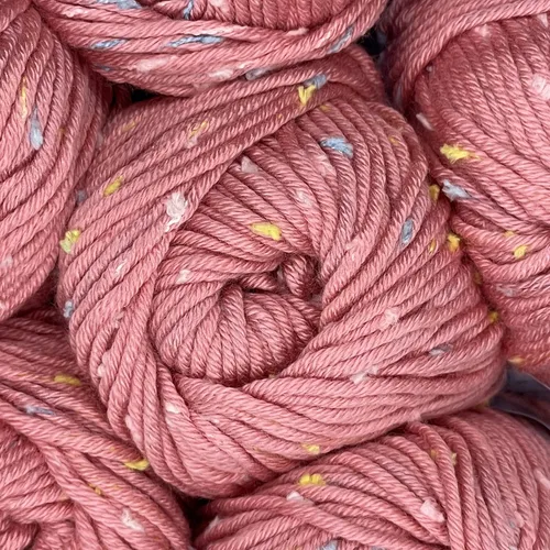 Miniatura 20 de Tweed Twinkles - Hilo acrílico suave con motas para bebé, 8 madejas, 696 yardas/14.11 onzas, peinado ligero (3), lavable a máquina (rojo manzana)