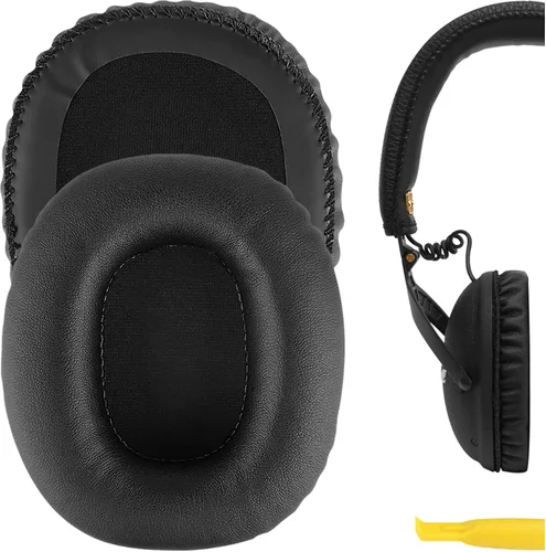 Geekria Almohadillas de repuesto para auriculares Marshall Monitor (primera generación), almohadillas para los oídos (negro)