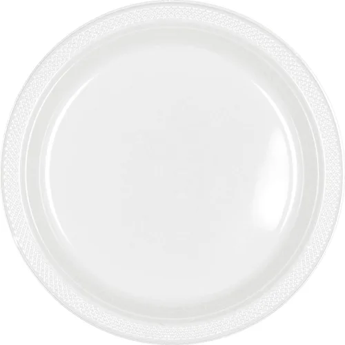 Miniatura 8 de Platos redondos de plástico azul caribeño vibrante, 9 pulgadas (10 paquetes de 20), diseño de calidad premium, ideales para cualquier evento o fiesta