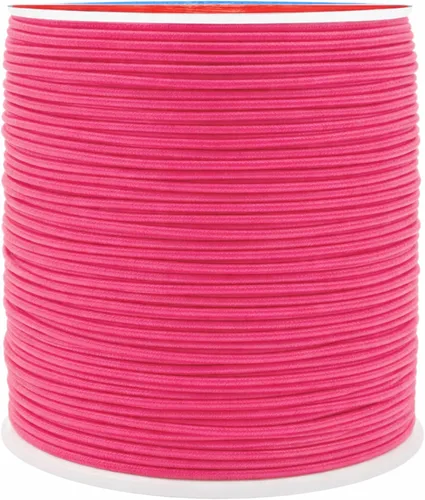 Miniatura 7 de Mandala Crafts Cuerdas elásticas color burdeos de 0.079 pulgadas para hacer joyas y cuentas, cuerda elástica de 76 yardas, hilo elástico redondo