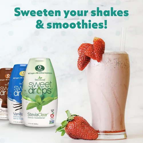 Miniatura 5 de SweetLeaf Sweet Drops - Edulcorante líquido de stevia saborizado, extracto de stevia, cero calorías, sin gluten, apto para dieta cetogénica, sin