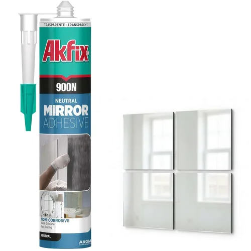 Miniatura 17 de Akfix 905N - Calafateo de silicona transparente 100% para construcción y construcción (12 x 10.5 onzas líquidas), sin disolventes, bajo olor