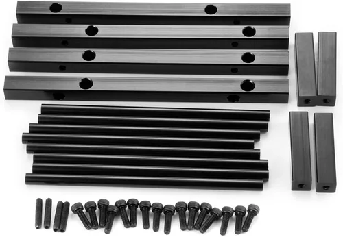 Miniatura 8 de RCHUBAM Ruedas de aleación de aluminio Estante de almacenamiento de neumáticos para 1/18 TRX4M Defender 1/24 Axial SCX24 RC Car (negro)