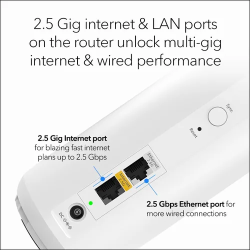Miniatura 3 de NETGEAR Orbi Serie 370 Sistema de malla WiFi 7 de doble banda para el hogar (RBE372) - Router inalámbrico (sin módem) + 1 extensor, características