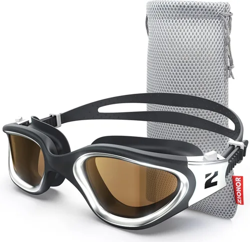 ZIONOR Gafas de natación, G1 Ultra fotocromáticas polarizadas gafas de natación para hombres y mujeres