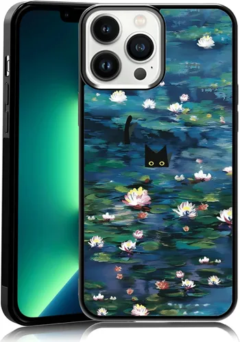 Miniatura 40 de Elegante funda de teléfono con diseño de gato Marie compatible con iPhone 11, funda de encaje dorado para iPhone, a prueba de golpes, rosa fucsia