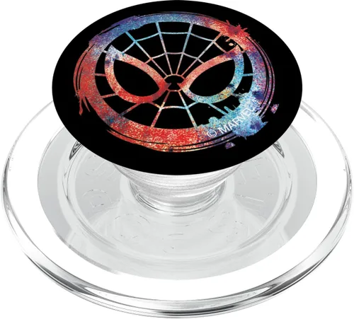 Miniatura 8 de Marvel - Máscara de Spider-Man Peter Parker PopSockets con agarre y soporte para teléfonos y tabletas, Negro