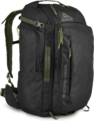 Miniatura 11 de Kelty Mochilas para viajeros Redwing, paquete de viaje para viajes de aventura Oliva quemada y negro Burnt Olive