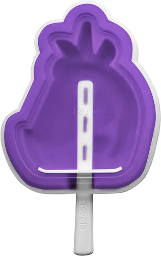 Miniatura 9 de Tovolo Molde para paletas de sandía, paquete de 4 moldes apilables de silicona para paletas con protectores de goteo para niños, molde de sandía