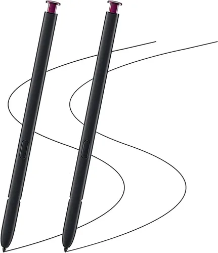 Miniatura 3 de Paquete de 2 bolígrafos negros Galaxy S22 Ultra para Samsung Galaxy S22 Ultra 5G, repuesto para Samsung Galaxy S22 Ultra S Pen con función Bluetooth