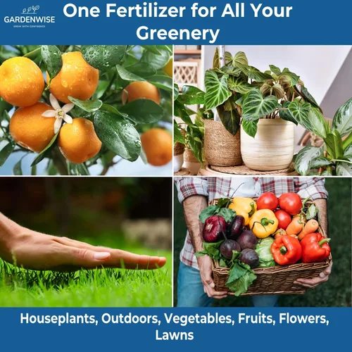 Miniatura 7 de Gardenwise Fertilizante Soluble en Agua 20-20-20 – Polvo para Alimento Líquido de Plantas para Plantas de Interior y Exterior, Orquídeas, Vegetales