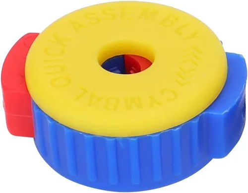 Miniatura 5 de Duro, Push‑In Designed, Tambor Quick Release Nut, Plástico, Drum Kit, Drum Kit, Drum Kit